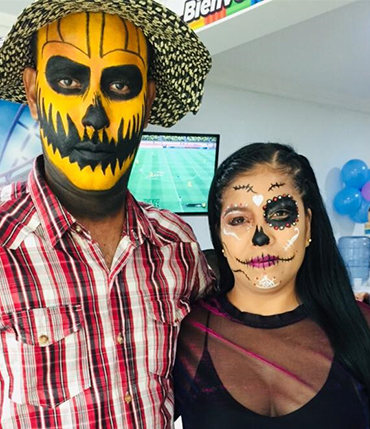 Maquillaje HHalloween, Katrina, Maquillaje profesional en Cali